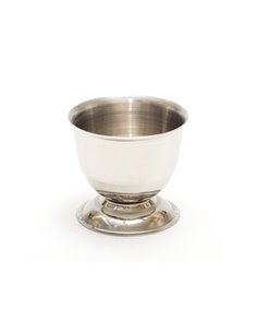 Egg Cup With Foot Stainless Steel Round