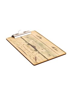 Wood Effect A4 Menu Presentation Clipboard