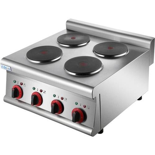 Commercial Electric boiling top 4 plates 8kW | Stalwart DA-HRQ605E