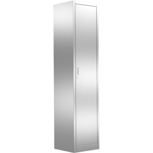 Commercial Stainless Steel Cleaing Cabinet Single Door 400x400x1800mm | Stalwart DA-MBSS201H1801DCC