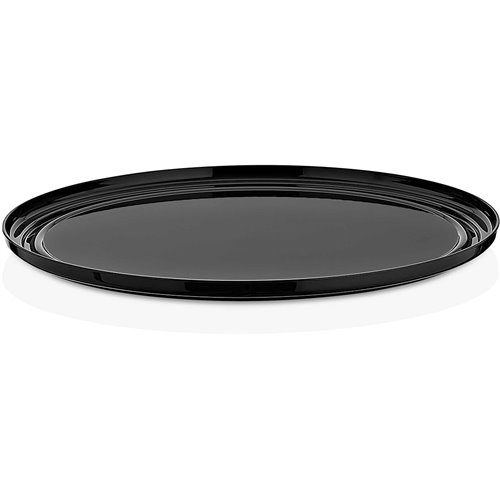 Polycarbonate Gastronorm Tray Round Ø350mm Depth 20mm Black | Stalwart DA-GFT14B