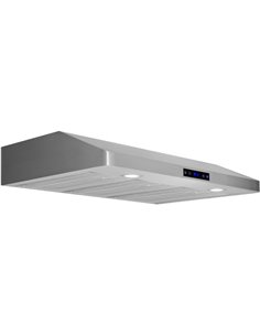 Commercial Extraction Canopy with Filter, Range Hood, Fan, Lights &amp 3 Speeds 900mm Undermount | Stalwart DA-UC2002036D