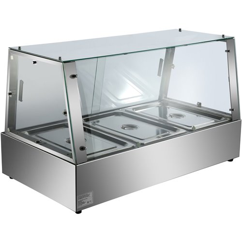 Display Bain Marie Counterop 6xGN1/2 150mm | Stalwart DA-HBM211