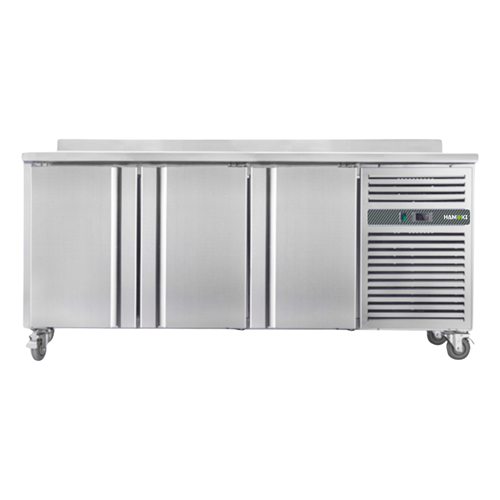 221018 - 3 Door Freezer Counter with Backsplash - 418L (GN3200BT)