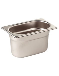 301054 - Stainless Steel Gastronorm Pan GN 1/9 Depth 150mm (1 box/48 units)