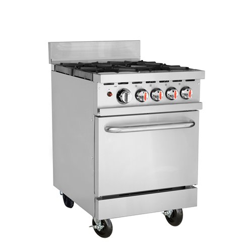 101075 - Hamoki Gas Range 4 Burner with Oven HKR-4S