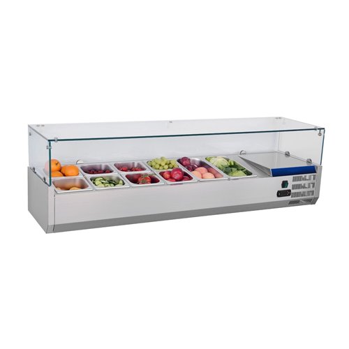 221044 - Refrigerated Pizza Display - 40L 3 x GN1/3 (VRX1200/380)