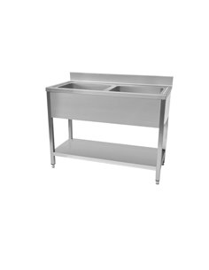 231049 - Stainless Steel Sink 1200mm Double Bowl