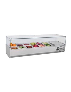 221048 - Refrigerated Pizza Display - 68L 8 X GN 1/3 (VRX1800/380)