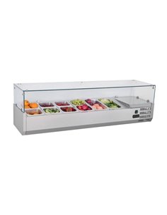 221049 - Refrigerated Pizza Display - 78L 9 X GN 1/3  (VRX2000/380)