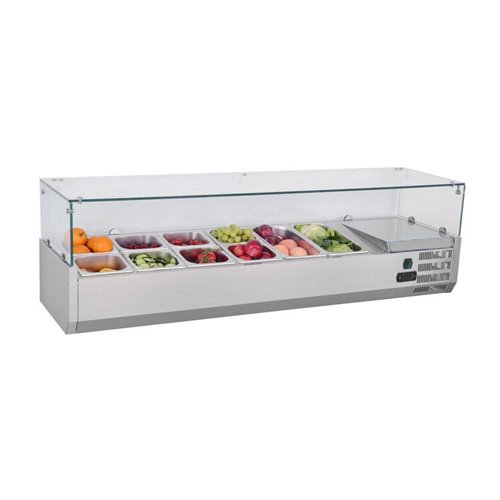 221049 - Refrigerated Pizza Display - 78L 9 X GN 1/3  (VRX2000/380)