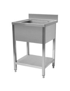 231003  - Stainless Steel Sink Single Bowl- 800 x 600mm