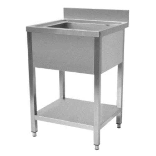 231003  - Stainless Steel Sink Single Bowl- 800 x 600mm