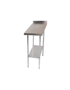 141030 - Stainless Steel Table with Backsplash - 300mm