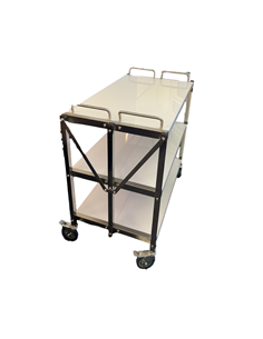 141032 - Foldable Service Trolley 3 Tier