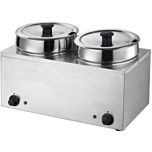 Bain Marie 2 Hot pots 2x6.5 litres | Stalwart DA-BMP72