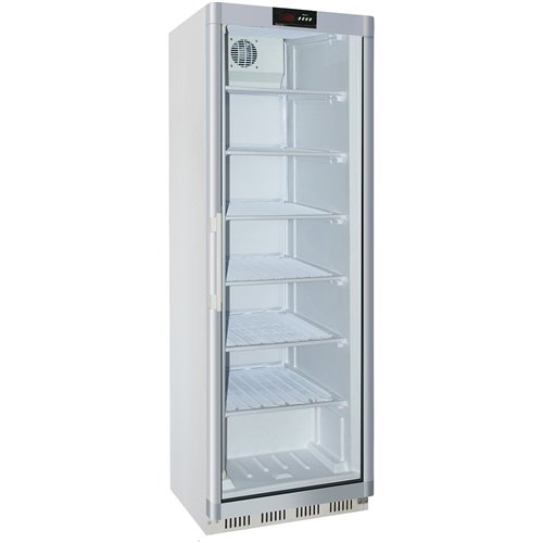 Commercial Freezer Upright cabinet Stainless steel 400 litres Single Glass door | Stalwart DA-DF400SSG