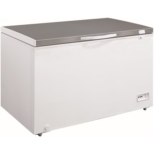 Chest freezer Solid Stainless steel lid 282 litres | Stalwart DA-XF302JA