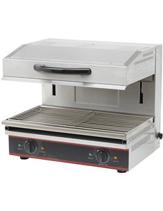 Commercial Lift Salamander grill 3kW 590x320mm grid Adjustable height | Stalwart DA-ES3000L