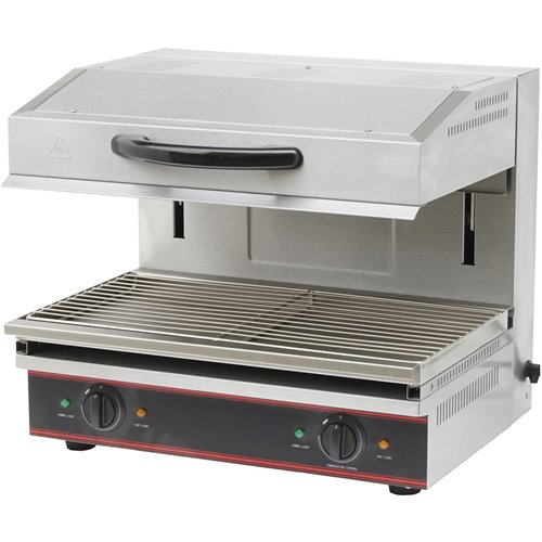 Commercial Lift Salamander grill 3kW 590x320mm grid Adjustable height | Stalwart DA-ES3000L