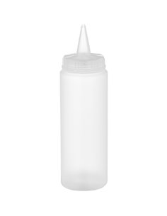 Squeeze Sauce Bottle 250ml/9oz Clear | Stalwart DA-GPS250