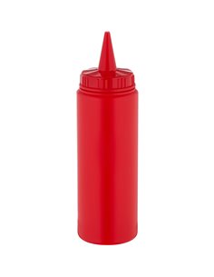 Squeeze Sauce Bottle 250ml/9oz Red | Stalwart DA-GPS250R