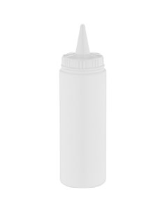 Squeeze Sauce Bottle 250ml/9oz White | Stalwart DA-GPS250W