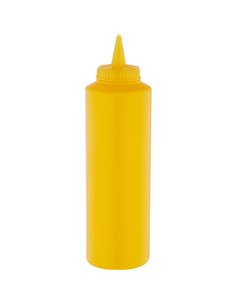 Squeeze Sauce Bottle 500ml/18oz Yellow | Stalwart DA-GPS500Y