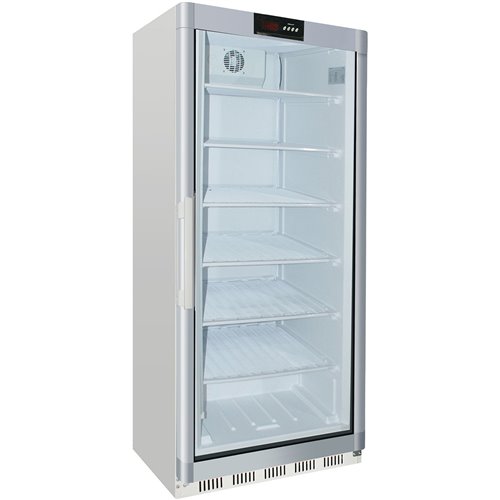 Commercial Freezer Upright cabinet White 600 litres Glass door | Stalwart DA-WF600G