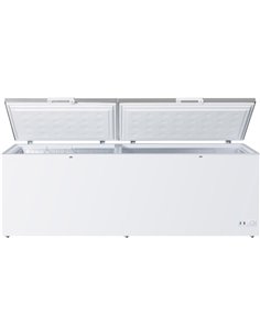 Commercial Chest freezer Double Stainless Steel Lid 755 litres | Stalwart DA-BD850SS