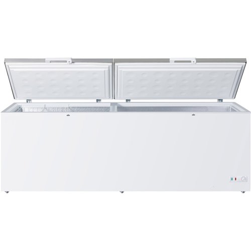 Commercial Chest freezer Double Stainless Steel Lid 755 litres | Stalwart DA-BD850SS