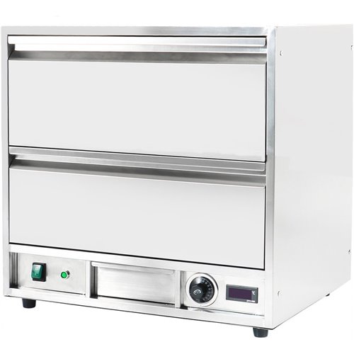 Commercial Food Warmer 2 drawers GN1/1 | Stalwart DA-WHBWD02