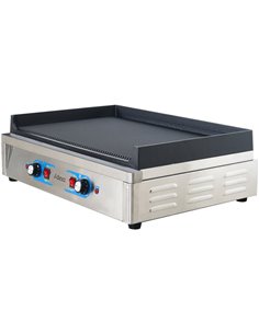 Professional Grill Electric 2 zones 4.6kW Ribbed Cast iron top | Stalwart DA-GP7050EW