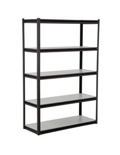 Commercial Heavy Duty Boltless Shelving Unit 5 Shelves 500kg Loading Capacity 1220x457x1830mm | Stalwart DA-SY1848LDC