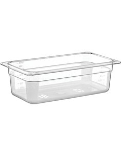 Polycarbonate Gastronorm Pan GN1/3 Depth 100mm 3 litres | Stalwart DA-GNP13100