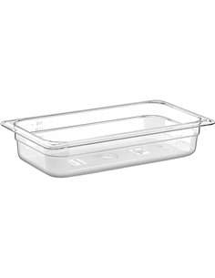 Polycarbonate Gastronorm Pan GN1/3 Depth 65mm 2 litres | Stalwart DA-GNP1365