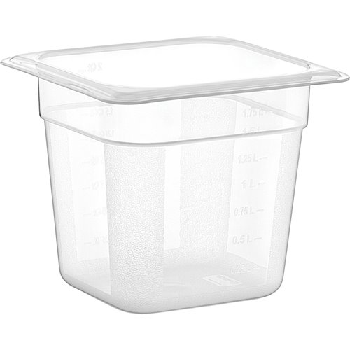 Polypropylene Gastronorm Pan GN1/6 Depth 150mm | Stalwart DA-GNPP16150