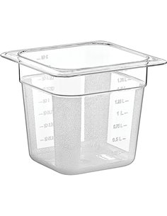 Polycarbonate Gastronorm Pan GN1/6 Depth 150mm | Stalwart DA-GNP16150