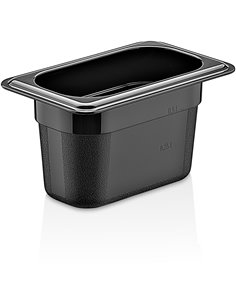 Polycarbonate Gastronorm Pan GN1/9 Depth 100mm Black | Stalwart DA-GNP19100B