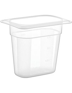 Polypropylene Gastronorm Pan GN1/9 Depth 150mm | Stalwart DA-GNPP19150