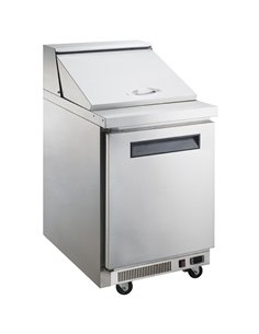 1 Door Mega Top Refrigerated Sandwich Prep Table 12xGN1/6 | Stalwart DA-DSP2912MS1