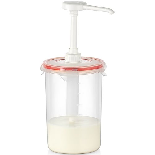 Round Sauce Pump Dispenser 1.5L | Stalwart DA-GDP04