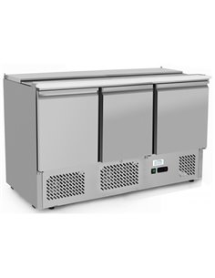 Atosa Ice-A-Cool Open Top Saladette 2 Door Prep Counter ICE3832GR 300ltr