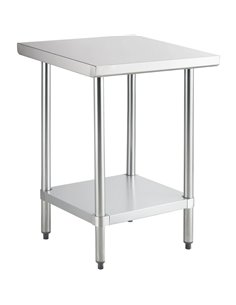 Commercial Stainless Steel Work Table Bottom shelf 300x600x900mm | Stalwart DA- WT6030G