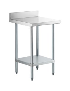 Commercial Stainless Steel Work Table Bottom shelf Upstand 700x600x900mm | Stalwart DA- WT6070GB