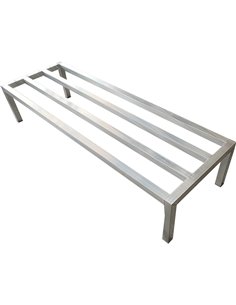 Commercial Aluminium Dunnage Rack 1524x508x305mm 750kg loading | Stalwart DA- DR15230