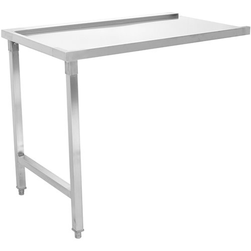 Unloading table Left side 600x650x850mm No bottom shelf No splashback Stainless steel | Stalwart DA- SWT6065R