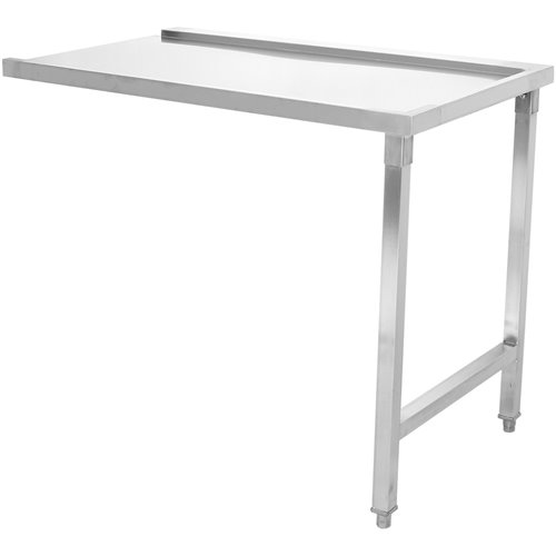 Unloading table Right side 600x650x850mm No bottom shelf No splashback Stainless steel | Stalwart DA- SWT6065L