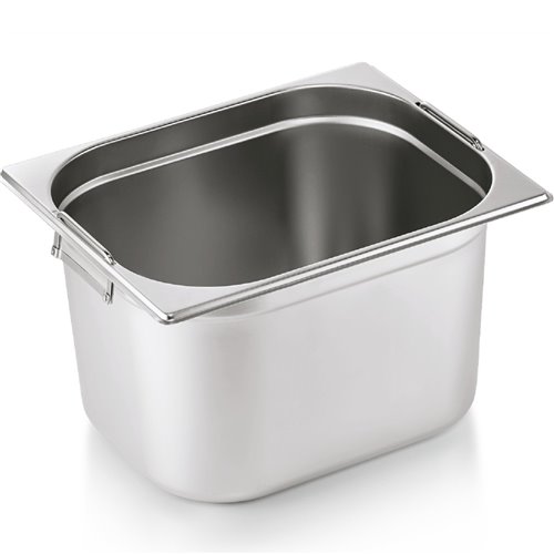 Stainless steel Gastronorm Pan with Handle GN1/2 Depth 200mm | Stalwart DA- 8128H