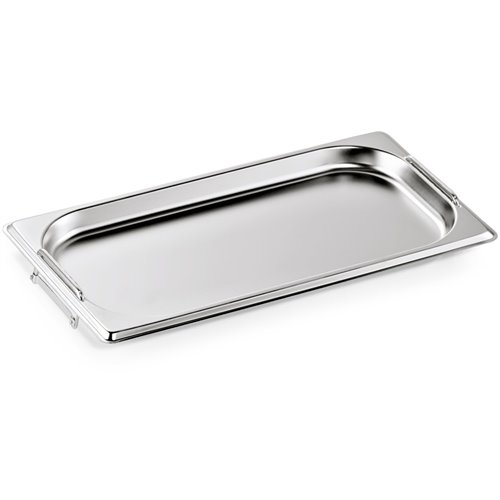 Stainless steel Gastronorm Pan with Handle GN1/3 Depth 20mm | Stalwart DA- 81320H